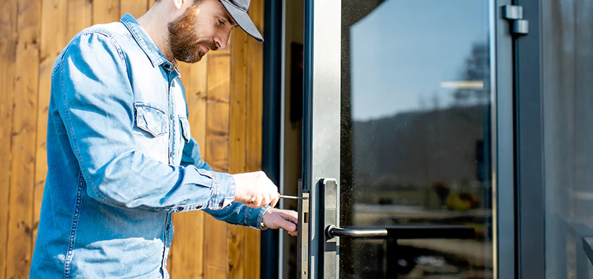 Frameless Glass Storefront Door Locks Replacement in Normal, IL